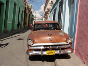 Due to the economic embargo, many of the cars in Cuba are older because citizens haven't been allowed to purchase them from other countries.