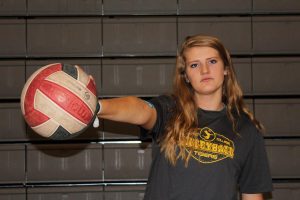 Senior Marguerite Spaethling recently commited to Colorado College, a Division III school, for volleyball.