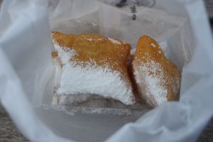 Earning five star, downtown Fairfax’s own Hummingbird Cafe’s beginets were everything one could hope for when craving a traditional sweet beignet doused in powdered sugar.