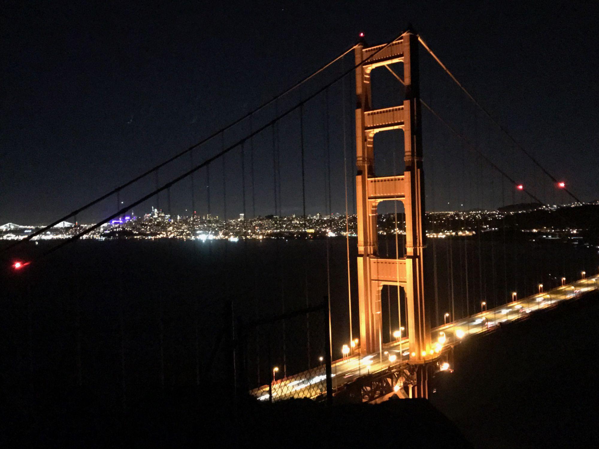 Photo of Golden Gate Bridge taken with iPhone 7