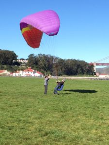 Practicing with an instructor in San Francisco, Ryan began paragliding when he was 14 years old. 