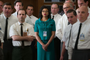 Surrounded by middle-aged white mathematicians, Katherine Johnson (Taraji P. Henson) eventually manages to command both the respect and admiration of her coworkers.