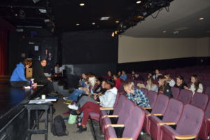 A meeting was held on Nov. 6 in the little theatre for anyone who wanted to be a featured lip singer. 
