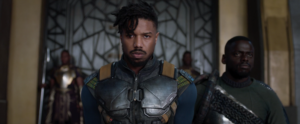 Eric Killmonger is brought before the king