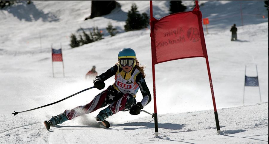 Alexandra Alvarez hits the slopes in Tahoe.