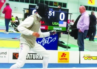 Nationally ranked fencer foils his competition