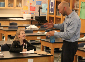 Brent Rubey is Redwood's newest science teacher. 