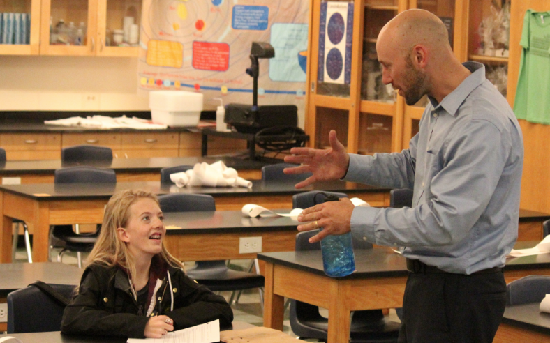 Brent Rubey is Redwoods newest science teacher. 