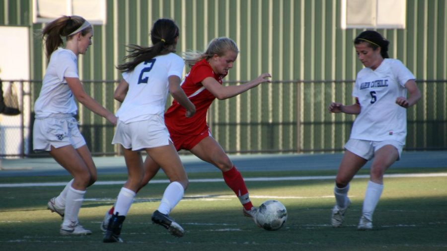 Forward Olivia Konttinen played a key role in last Friday’s MCAL Championship victory over Marin Catholic.