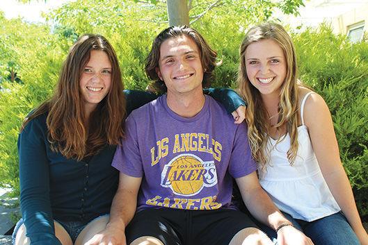 SENIORS CHLOE PFEIFFER, Julian Bonorris, and Liza Rodler were recently named valedictorians after all three ended the fall semester with a cumulative academic weighted GPA of 4.51. 