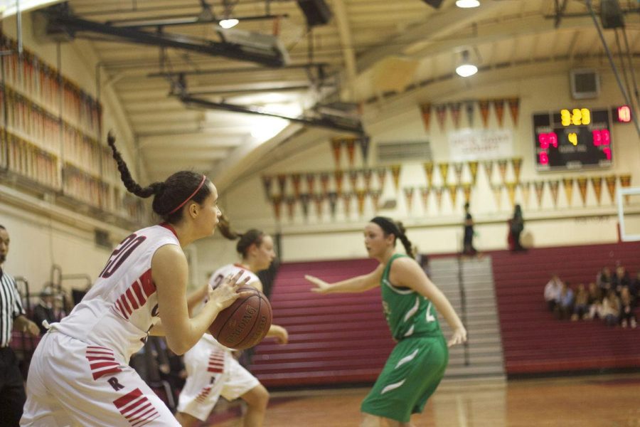 Girls varsity basketball wins big against Drake