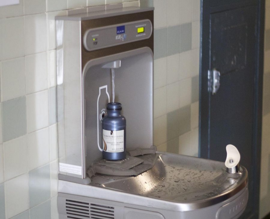 New water fountain encourages sustainable water use