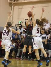 Senior Ariella Rosenthal scored 23 points, earning many of them on stepback jumpers.