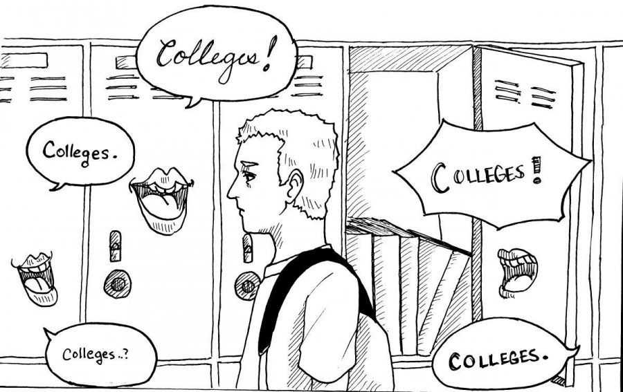 College talk: making a difficult process unbearable