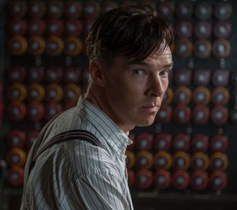 Alan Turing (Benedict Cumberbatch) develops a computing system to break the Enigma code during the movie 