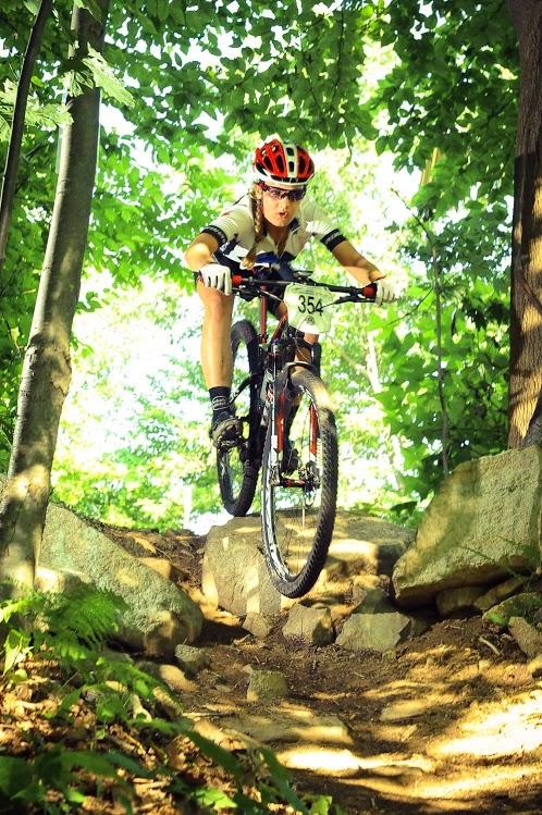 Nationally-ranked mountain biker Kelsey Urban trains for two World Cups in Europe.