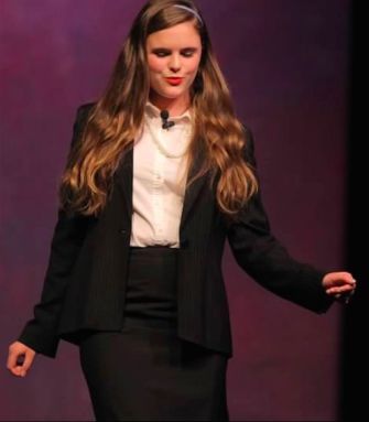 Senior Abby Hanssen performs in an EPIC show at Redwood.