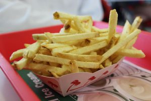 In-N-Out fries are less than satisfying and have a lower price at $1.79.