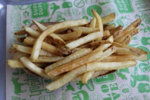 Super Duper fries are flavorful and have a price of $2.75.