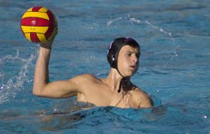 Junior Francesco Cico winds up to pass the ball during a game against Justin-Siena on Monday.