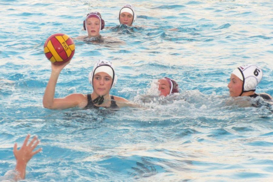 The JV girls water polo team shut out Cardinal Newman on Oct. 1.