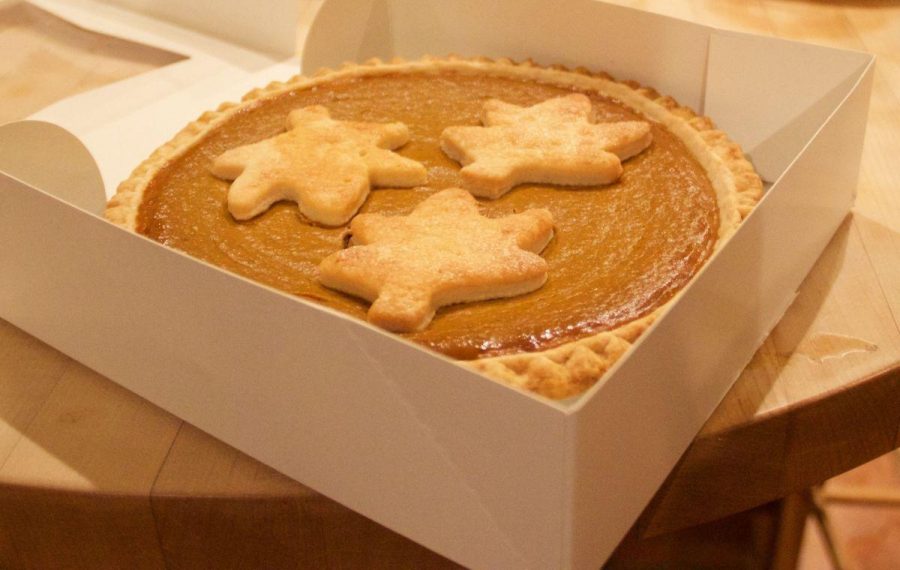 BECKMANN’S PUMPKIN PIES, baked in Santa Cruz, come with three leaf-shaped sugar cookies on top and costs $19.99 per pie. It was ranked as the best pie overall, while Safeway was ranked as the worst.