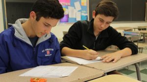 Last Tuesday was the first time sophomore Iman Razavi and Brandon Radu went to the tutoring session run by Mrs. Crabtree