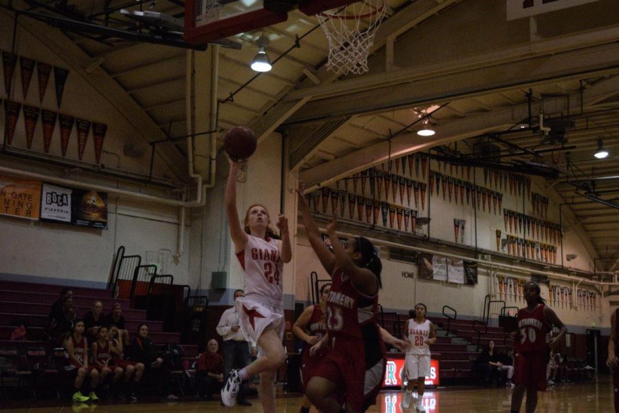 Nina Cinelli with another layup