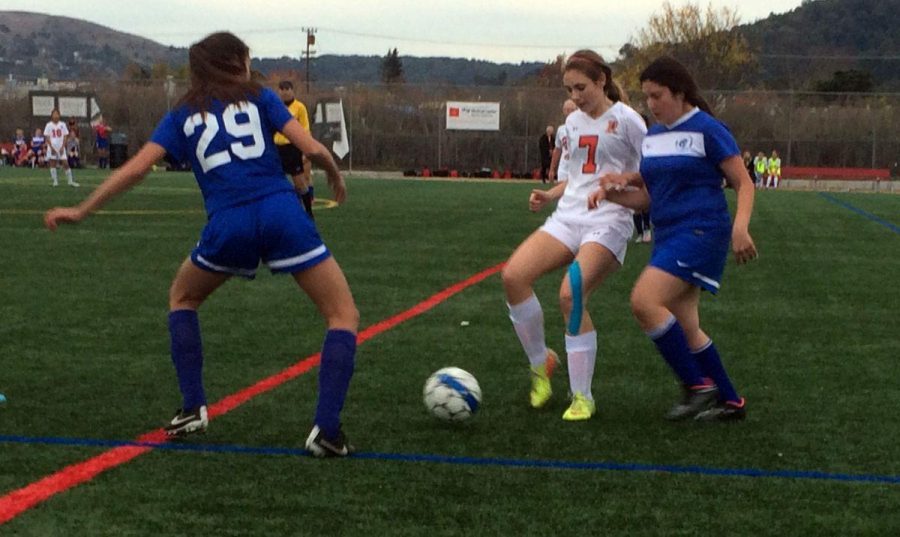 JV girls soccer team wins big against Terra Linda