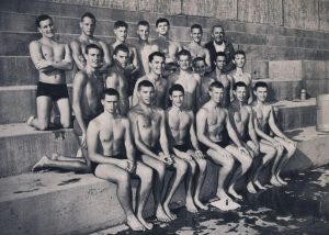 Recently recognized for being the first Redwood varsity sports team to ever win a league championship, the 1959 Redwood varsity boys' swim team reunited for a Hall of Fame banquet on March 5.