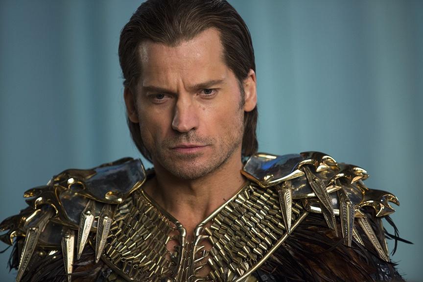 As Horus, god of the air, Nikolaj Coster-Waldau managed moments of magestry and mystery.
