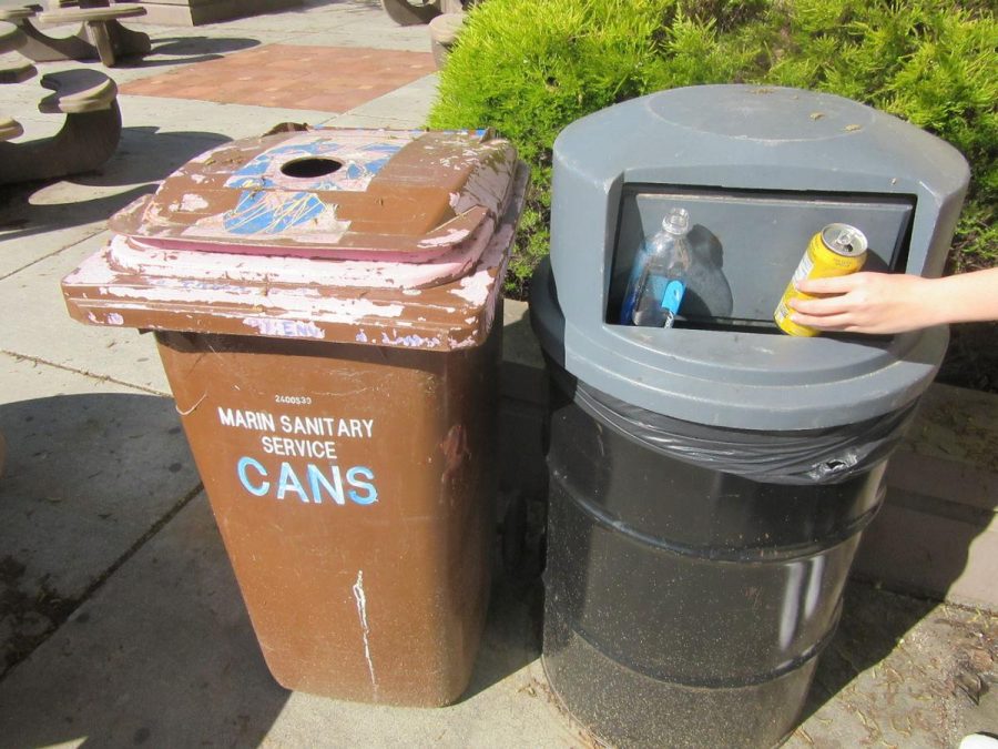 Current options for disposing waste on campus are recycling and trash. It has been suggested that the district subscribe to compost services as well. 