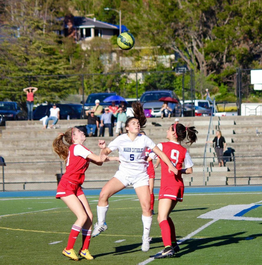 Girls varsity soccer falls short in first MCAL game