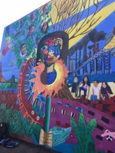 THE OUTSIDE WALL of Canal Alliance, an organization that helps immigrants living in Marin.