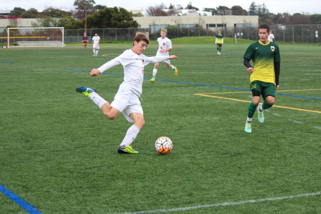 Boys’ varsity soccer dominates San Marin in first league victory