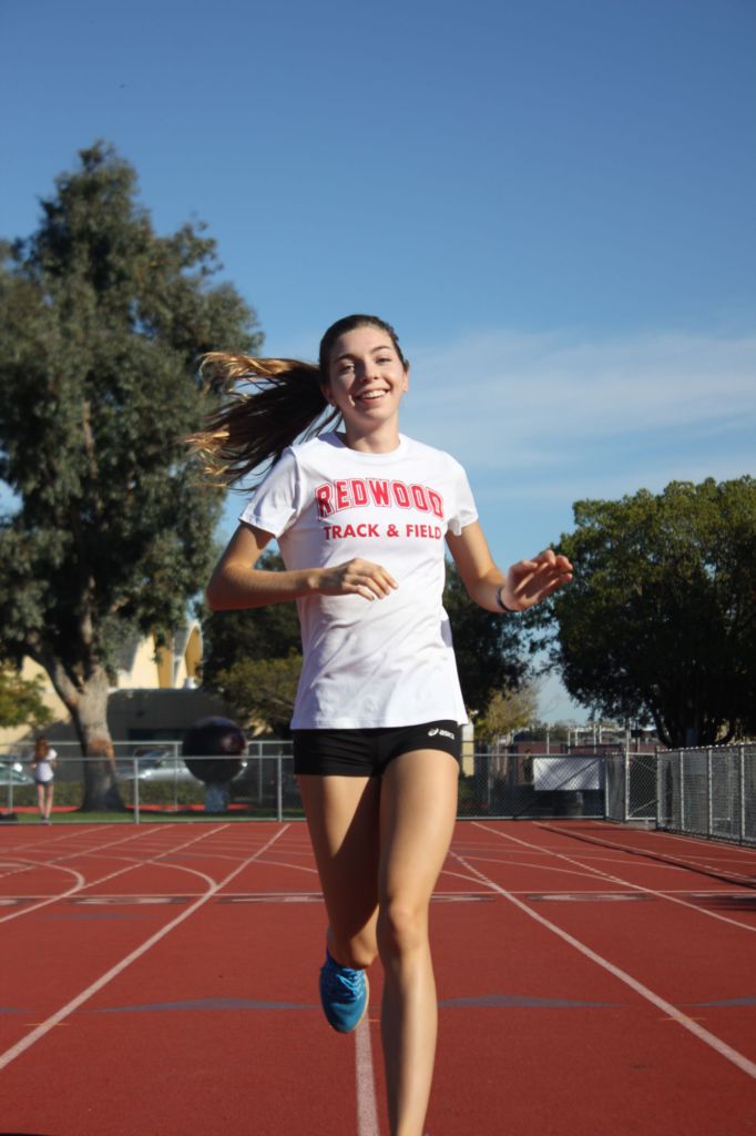 Senior shines both on the track and in the classroom