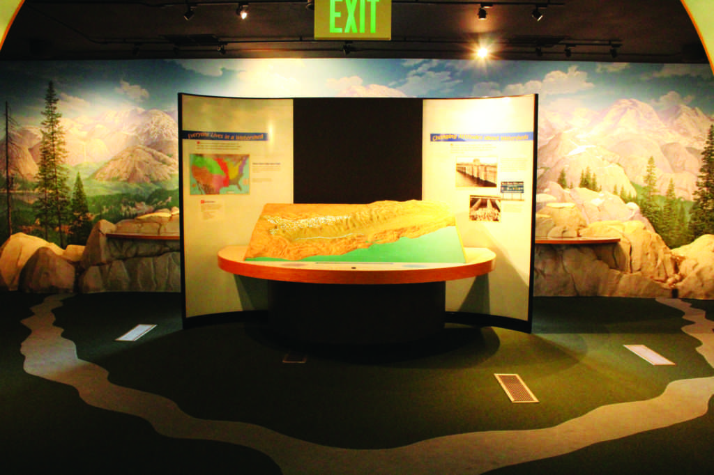 The SF Bay Model at the San Francisco Bay Model Exhibit in Sausalito, CA