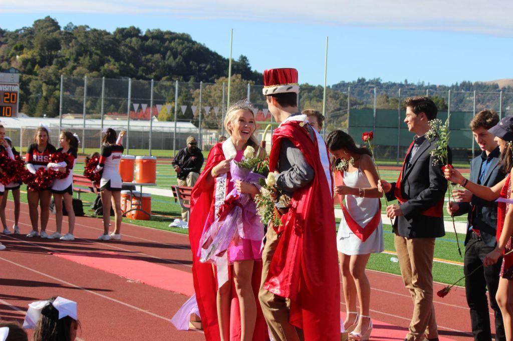 Devon Cusack and Jake Hanssen crowned homecoming king and queen