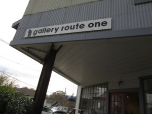 Front view of the Gallery Route One in Point Reyes