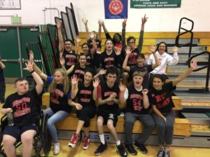 The Redwood unified basketball team poses after their game.