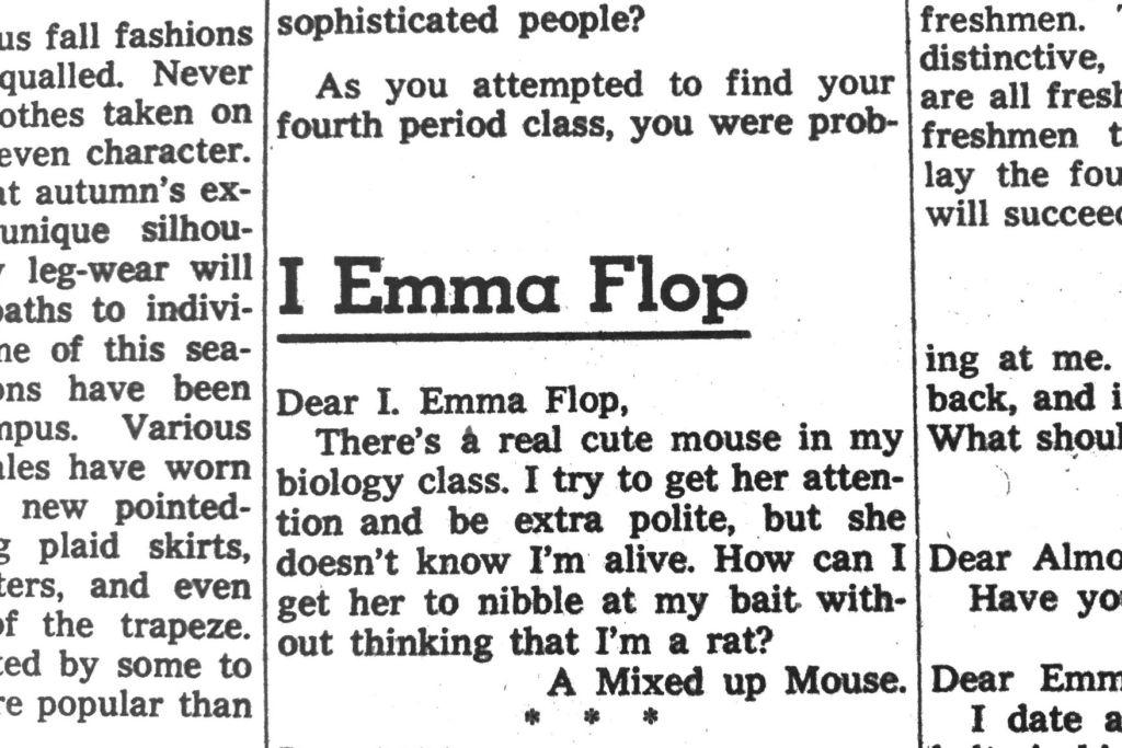I Emma Flop: Reviving the Bark Advice Column from 1958