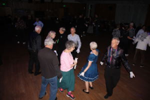 The Tam Twirlers danced in the dark in their annual blacklight dance on Feb. 28th