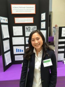 Isabella Liu competes in the Science Fair competition as a sophomore.