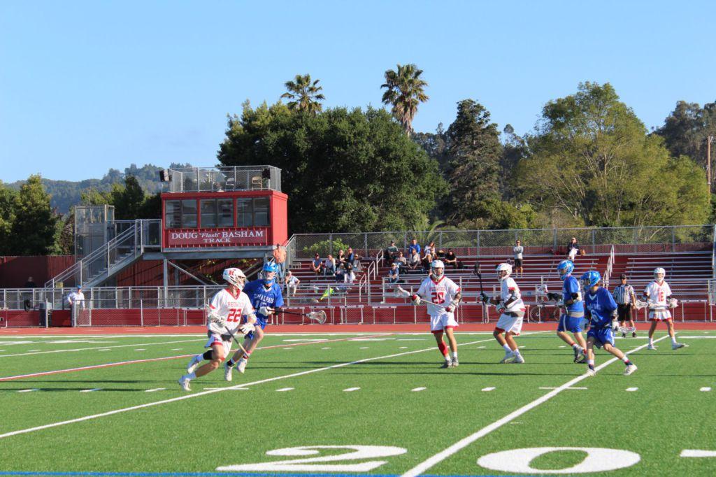 Boys varsity lacrosse advance to MCAL championship after win against Tam