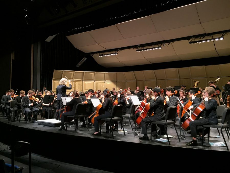 Marin Symphony Youth Orchestra students take the stage at first concert of the year