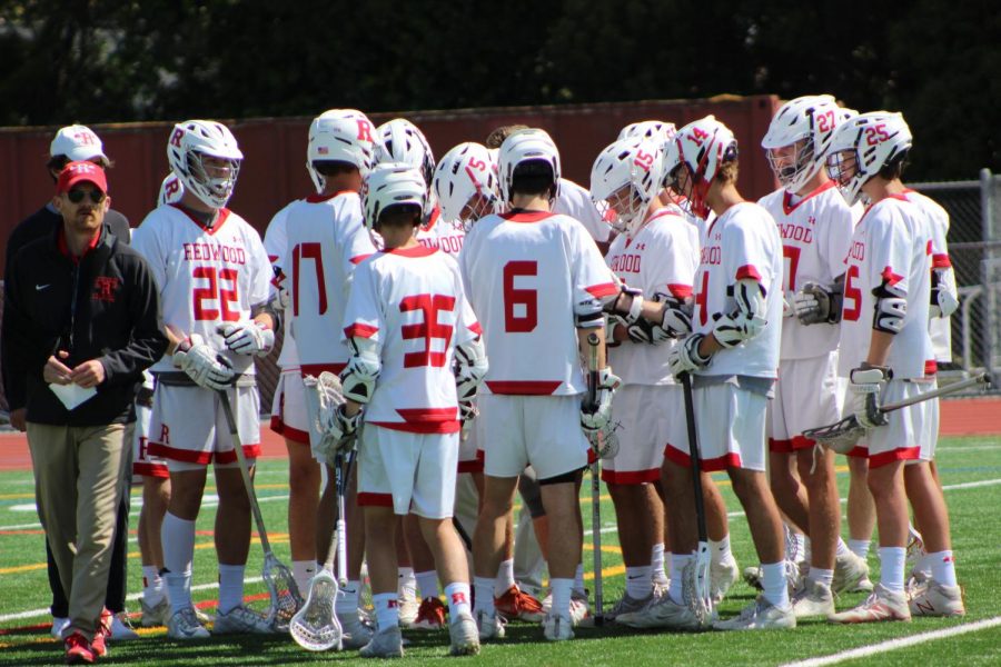 Coming off of their win against MC in the MCAL championship game, the Redwood Boys lacrosse team, along with all other spring sports teams who qualified, play in their NCS games. After defeating both Clayton Valley and Casa Grande, the Redwood Boys lacrosse team will face De La Salle on Tuesday May 14 at home at 5:30.