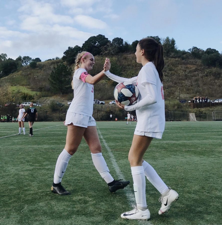 Girls’ varsity soccer scores first shutout of the season in victory against Drake