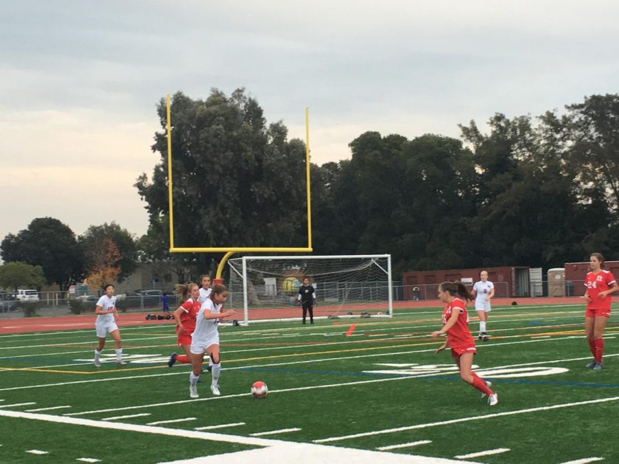 The Redwood girls varsity soccer team lost to Tamalpais High School 1-0 on Tuesday, Dec. 10.