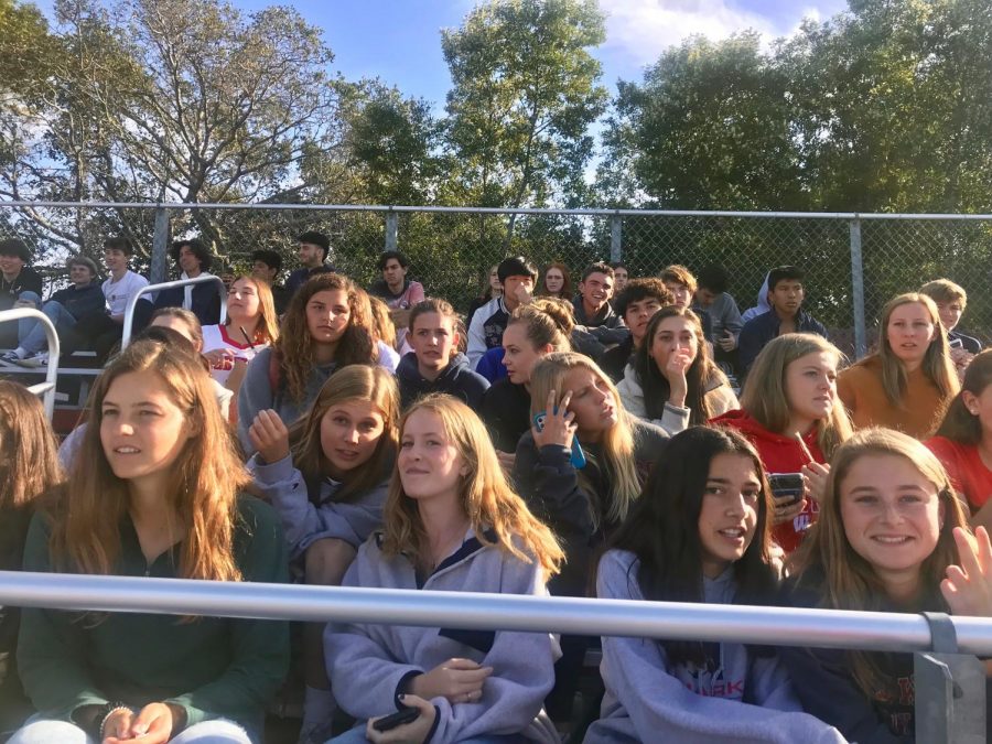 With fans cheering excitedly from the bleachers, the boys varsity soccer team won their state semifinal match on Thursday. 