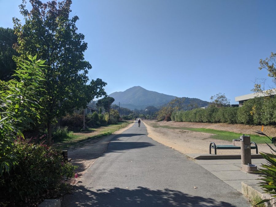 The bike path through Corte Madera and Larkspur is a great way to stretch your legs after class with a bike ride or jog. 
